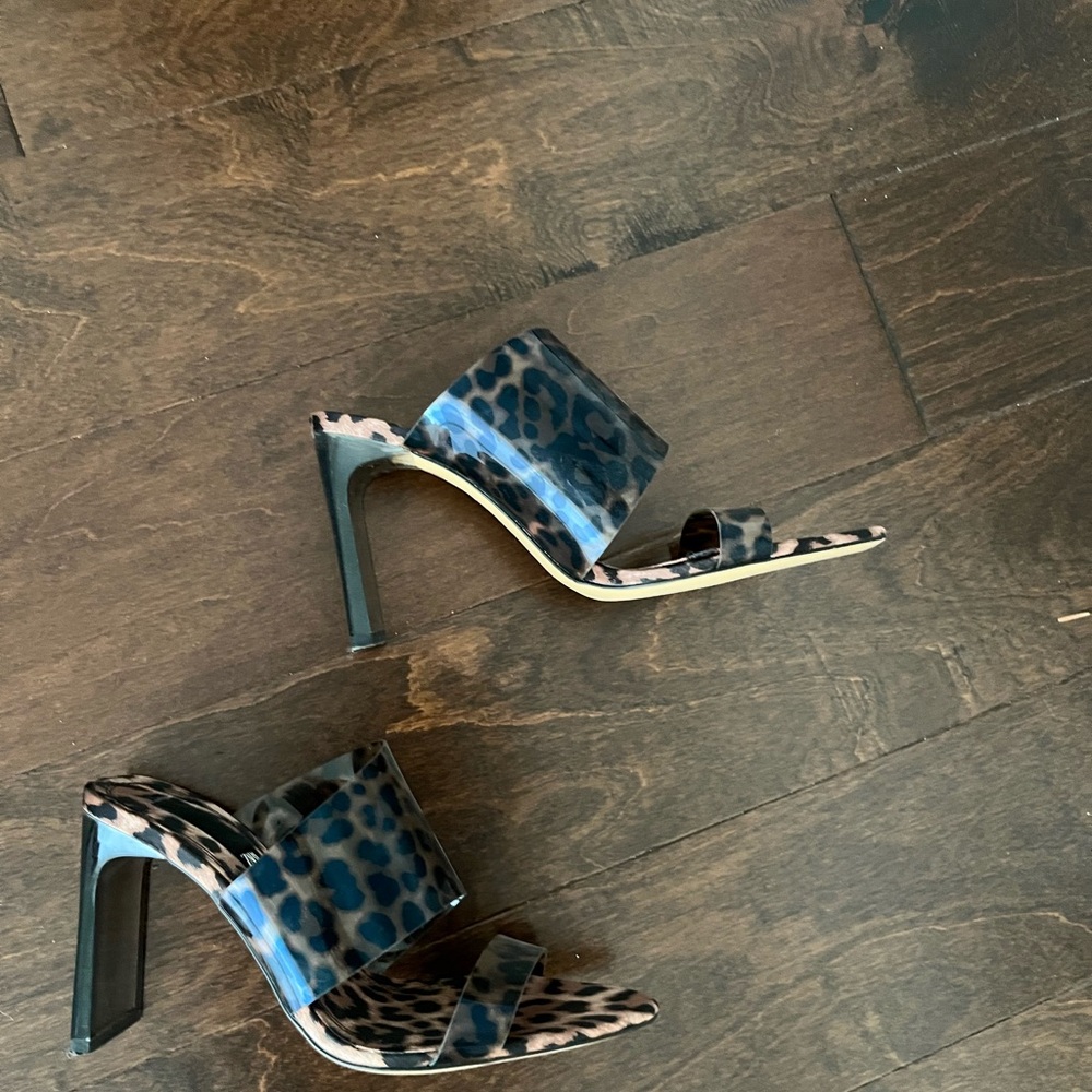 Zara Leopard Print Mules - image 3